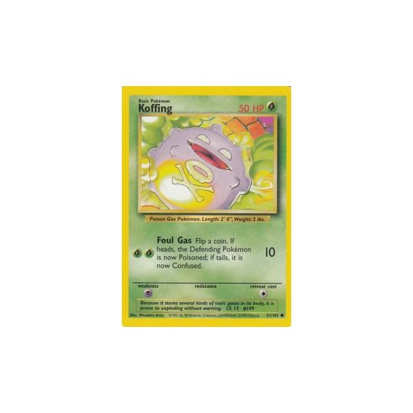 Koffing 51/102 BESPIELT