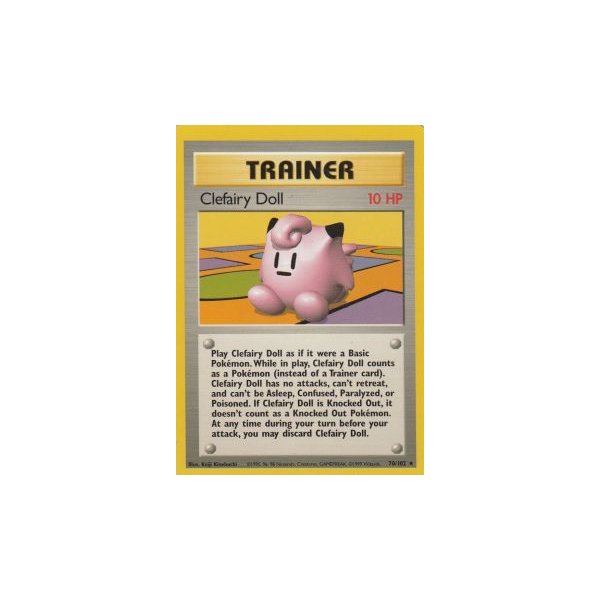Clefairy Doll 70/102 BESPIELT