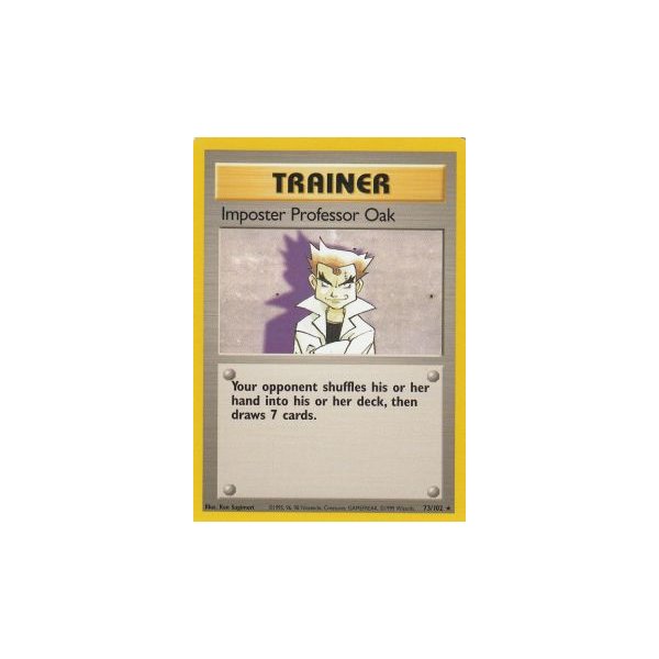 Imposter Professor Oak 73/102 BESPIELT