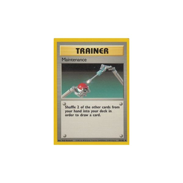 Maintenance 83/102 BESPIELT