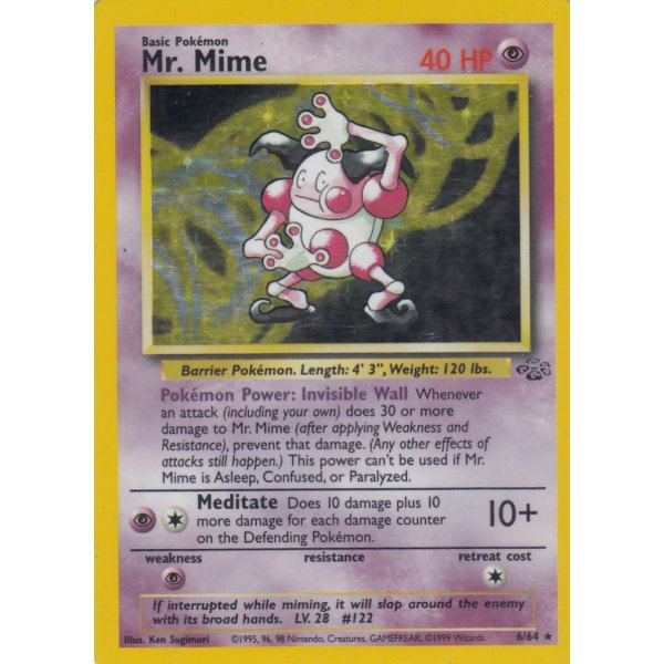 Mr. Mime 6/64 HOLO BESPIELT