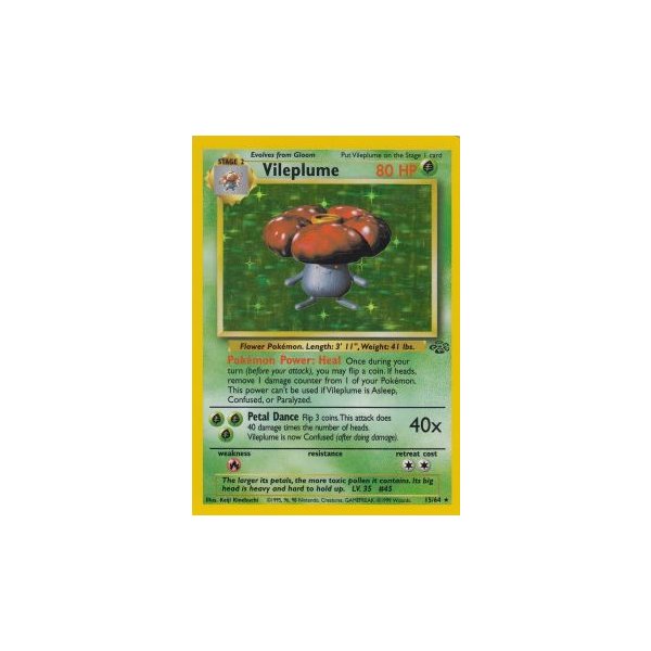 Vileplume 15/64 HOLO BESPIELT