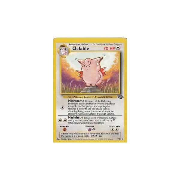 Clefable 17/64 BESPIELT