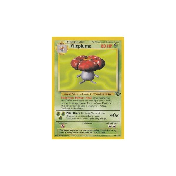 Vileplume 31/64 BESPIELT