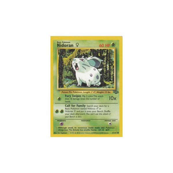 Nidoran 57/64 BESPIELT