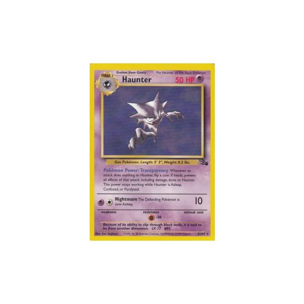 Haunter 21/62 BESPIELT