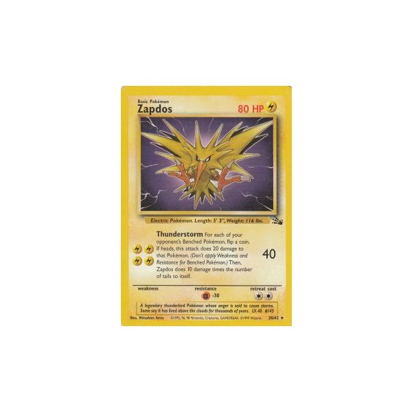 Zapdos 30/62 BESPIELT