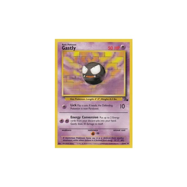 Gastly 33/62 BESPIELT