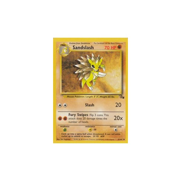 Sandslash 41/62 BESPIELT