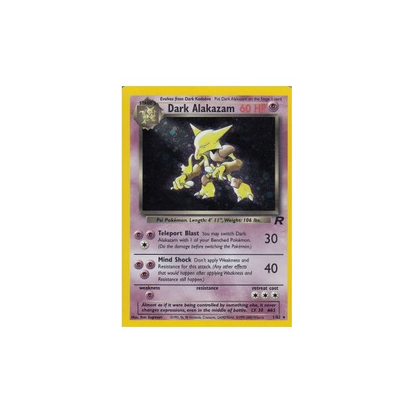 Dark Alakazam 1/82 HOLO BESPIELT