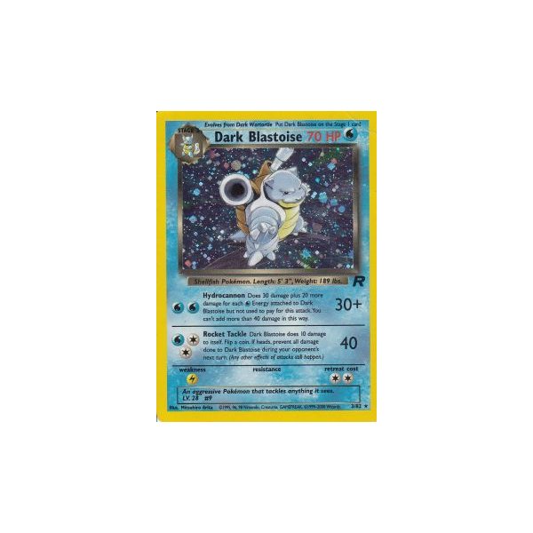Dark Blastoise 3/82 HOLO BESPIELT