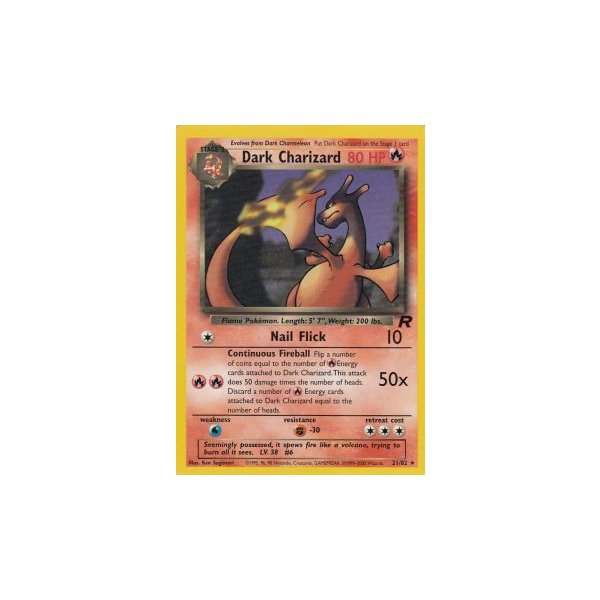 Dark Charizard 21/82 BESPIELT