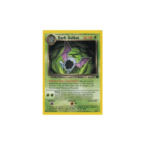 Dark Golbat 24/82 BESPIELT