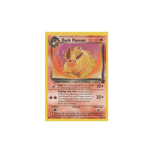 Dark Flareon 35/82 BESPIELT