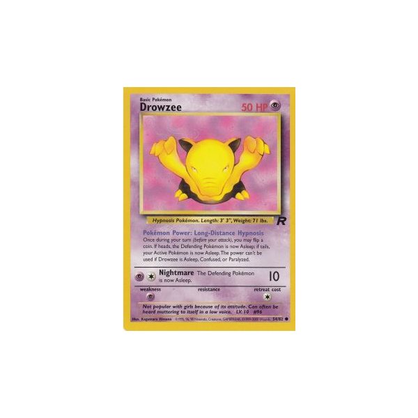 Drowzee 54/82 BESPIELT