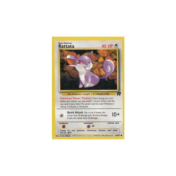 Rattata 66/82 BESPIELT