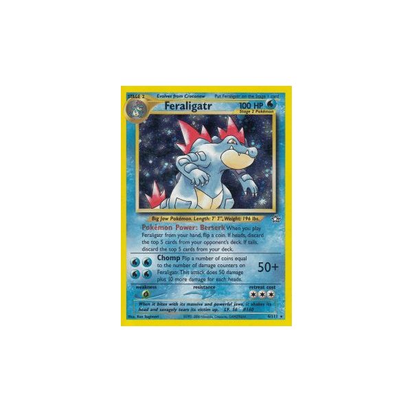 Feraligatr 4/111 HOLO BESPIELT