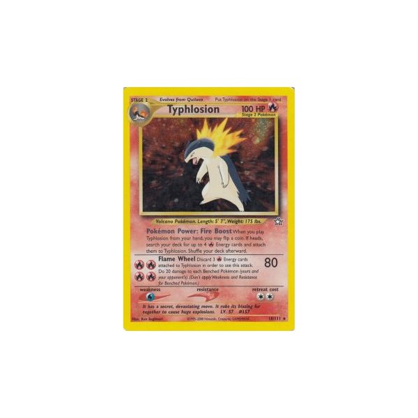 Typhlosion 18/111 HOLO BESPIELT