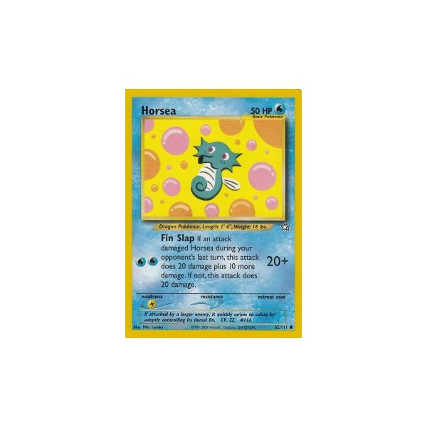 Horsea 62/111 BESPIELT