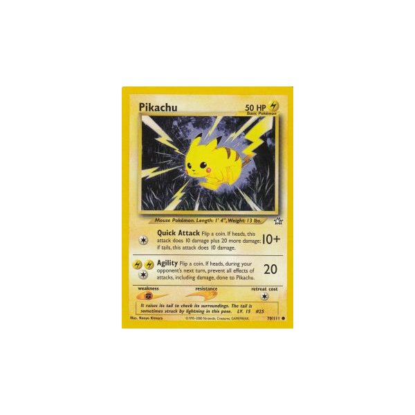Pikachu 70/111 BESPIELT