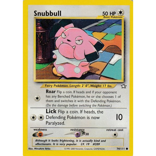 Snubbull 74/111 BESPIELT