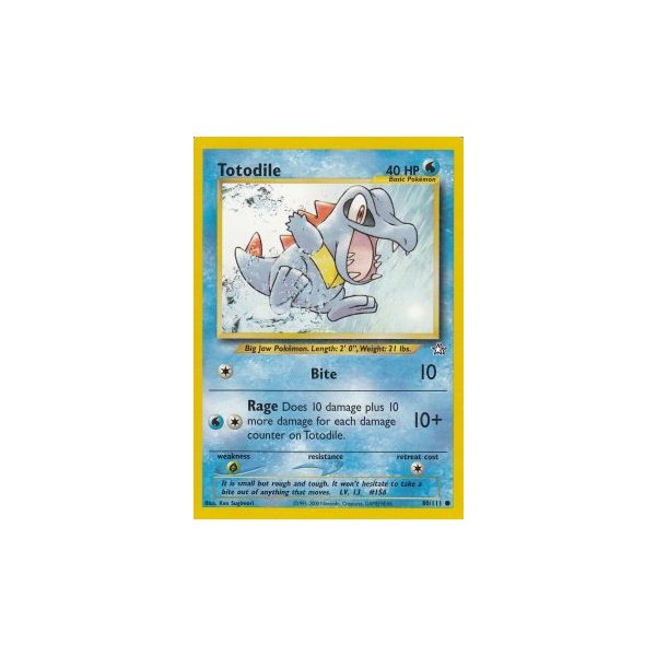 Totodile 80/111 BESPIELT