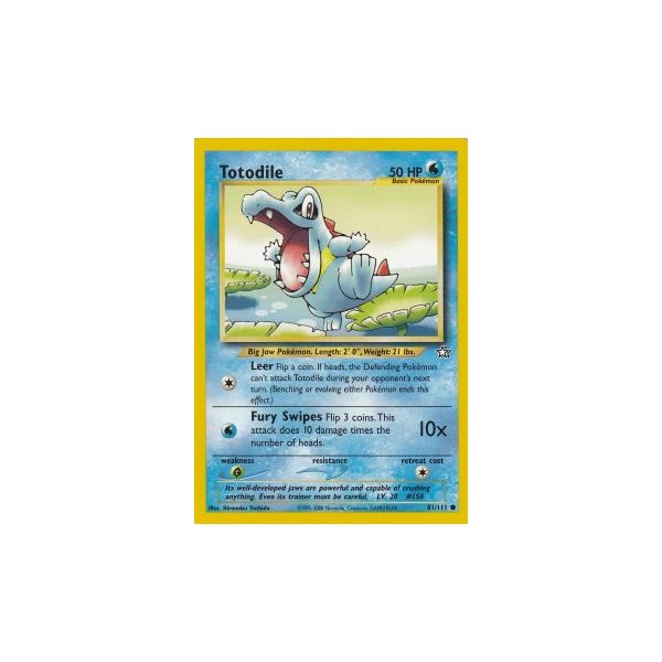 Totodile 81/111 BESPIELT