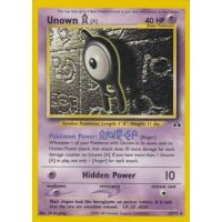 Unown A 33/75 BESPIELT