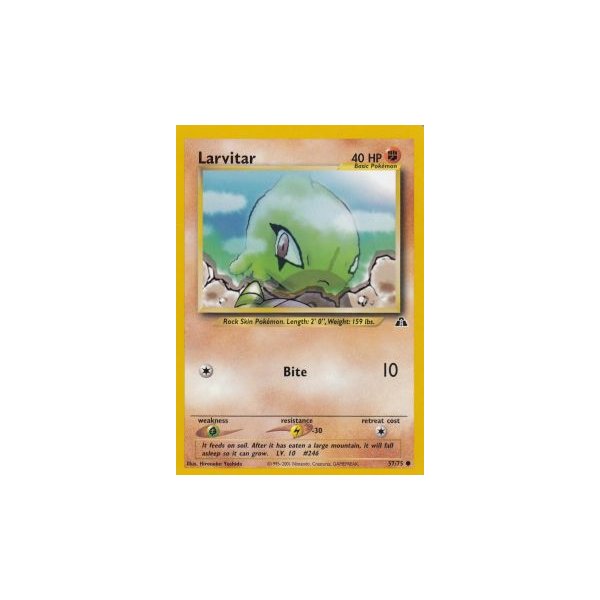 Larvitar 57/75 BESPIELT