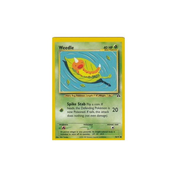 Weedle 70/75 BESPIELT