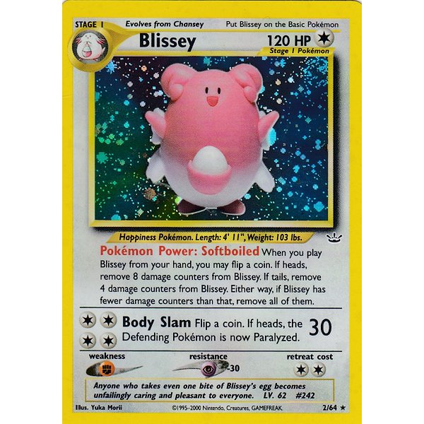 Blissey 2/64 HOLO BESPIELT
