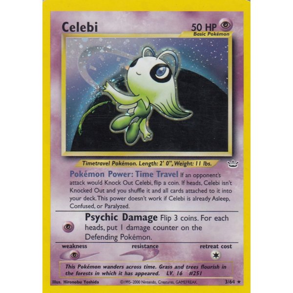 Celebi 3/64 HOLO BESPIELT