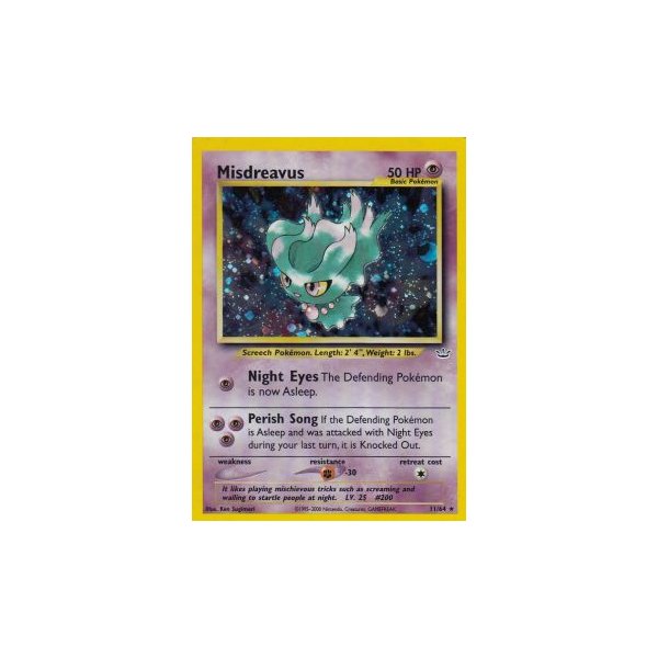 Misdreavus 11/64 HOLO BESPIELT