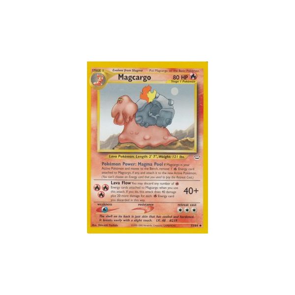 Magcargo 33/64 BESPIELT