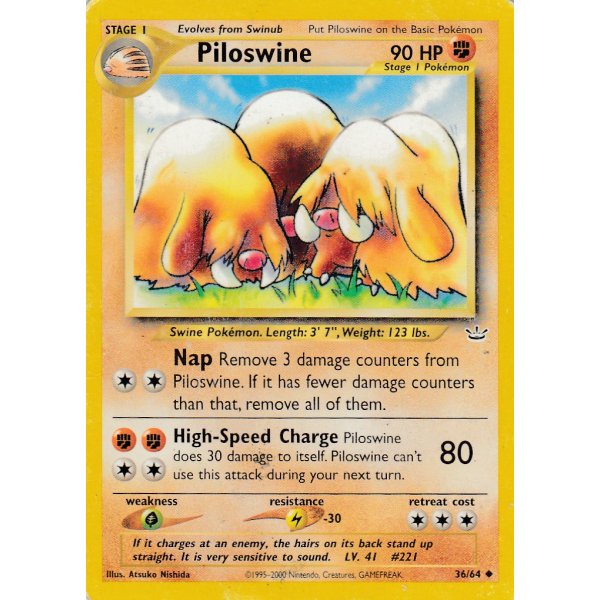 Piloswine 36/64 BESPIELT