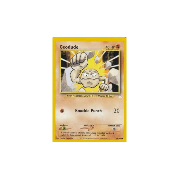 Geodude 44/64 BESPIELT