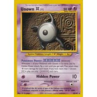 Unown X 30/105 BESPIELT