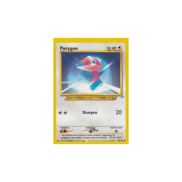 Porygon 78/105 BESPIELT