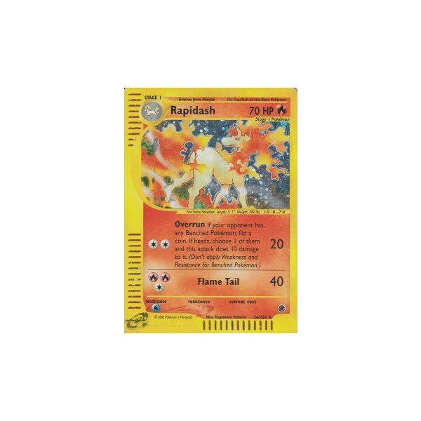 Rapidash 26/165 HOLO BESPIELT