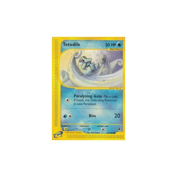 Totodile 135/165 BESPIELT