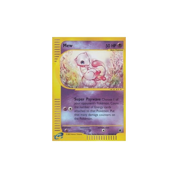 Mew 55/165 REVERSE HOLO BESPIELT