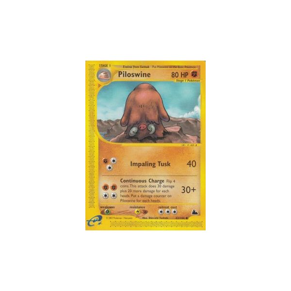 Piloswine 43/144 BESPIELT