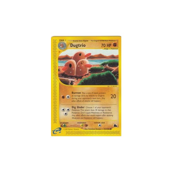 Dugtrio 52/144 BESPIELT
