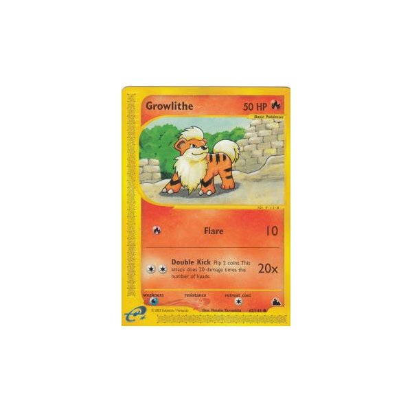 Growlithe 62/144 BESPIELT