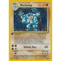 Machamp 8/102 1. Edition (english) HOLO BESPIELT