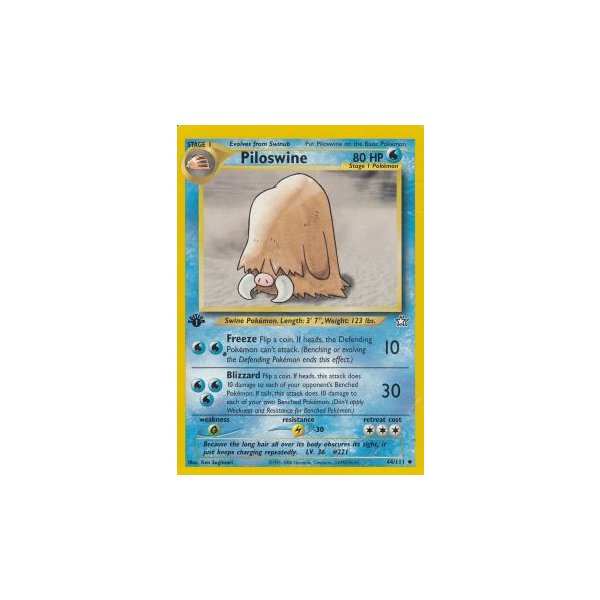 Piloswine 44/111 1. Edition (english) BESPIELT