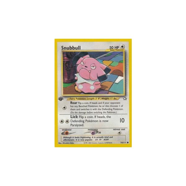 Snubbull 74/111 1. Edition (english) BESPIELT