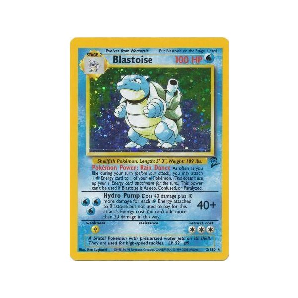 Blastoise 2/130 HOLO BESPIELT