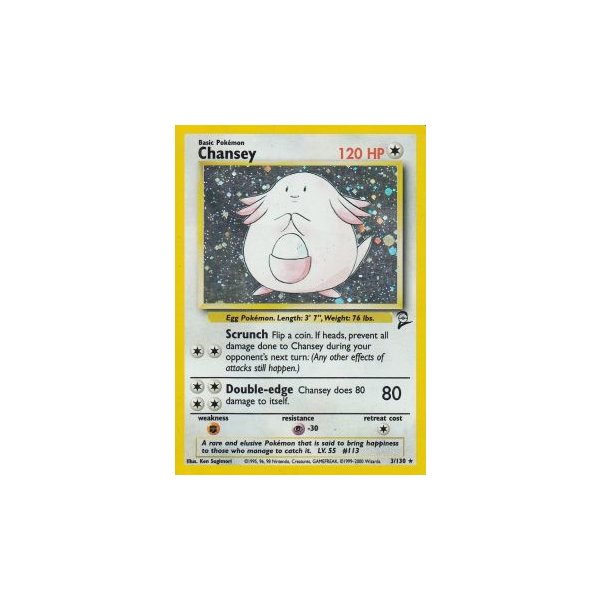 Chansey 3/130 HOLO BESPIELT