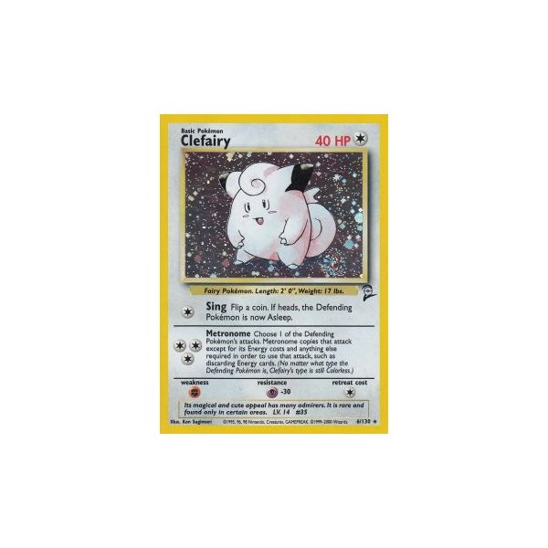 Clefairy 6/130 HOLO BESPIELT